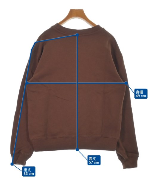 DRIES VAN NOTEN（ドリスヴァンノッテン）スウェット 茶 サイズ:S レディース/2200617810193