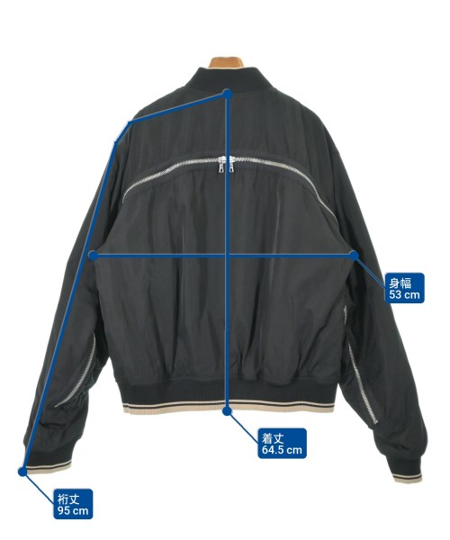 DRIES VAN NOTEN（ドリスヴァンノッテン）ミリタリーブルゾン 黒 サイズ:M メンズ/2200632482023