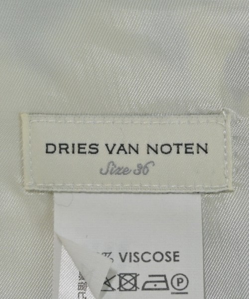 DRIES VAN NOTEN（ドリスヴァンノッテン）ひざ丈スカート 青 サイズ:36(XS位) レディース/2200633106058