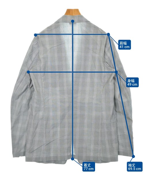 DRIES VAN NOTEN（ドリスヴァンノッテン）カジュアルジャケット グレー サイズ:48(L位) メンズ/2200633196028