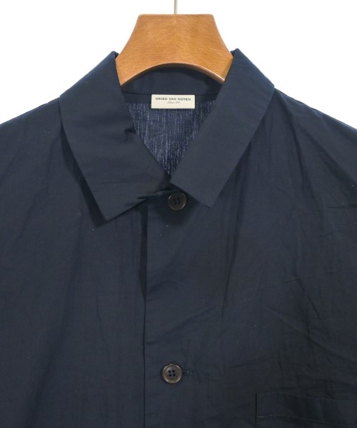 DRIES VAN NOTEN（ドリスヴァンノッテン）カジュアルシャツ 紺 サイズ:44(S位) メンズ/2200621831023