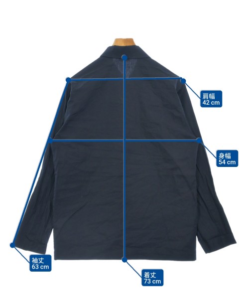 DRIES VAN NOTEN（ドリスヴァンノッテン）カジュアルシャツ 紺 サイズ:44(S位) メンズ/2200621831023