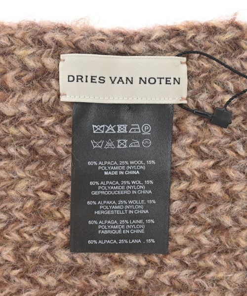 DRIES VAN NOTEN（ドリスヴァンノッテン）マフラー 茶 サイズ:- レディース/2200610852046