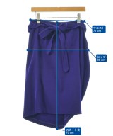 DRIES VAN NOTEN（ドリスヴァンノッテン）ひざ丈スカート 紫 サイズ:36(XS位) レディース/2200610909016