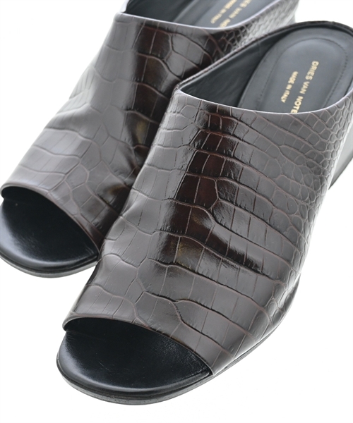 DRIES VAN NOTEN（ドリスヴァンノッテン）サンダル 茶 サイズ:EU38(24.5cm位) レディース/2200611365033