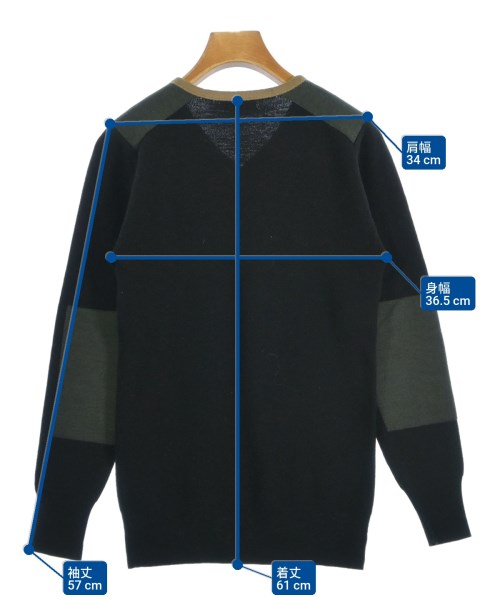 DRIES VAN NOTEN（ドリスヴァンノッテン）ニット・セーター 黒 サイズ:-(S位) レディース/2200611675101