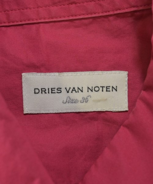 DRIES VAN NOTEN（ドリスヴァンノッテン）カジュアルシャツ ピンク サイズ:36(XS位) レディース/2200611969019