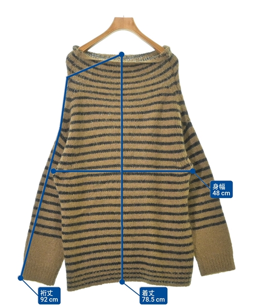 DRIES VAN NOTEN（ドリスヴァンノッテン）ニット・セーター 茶 サイズ:S レディース/2200605799035