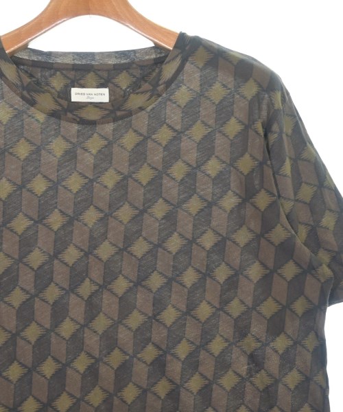 DRIES VAN NOTEN（ドリスヴァンノッテン）Tシャツ・カットソー 茶 サイズ:L メンズ/2200608728070
