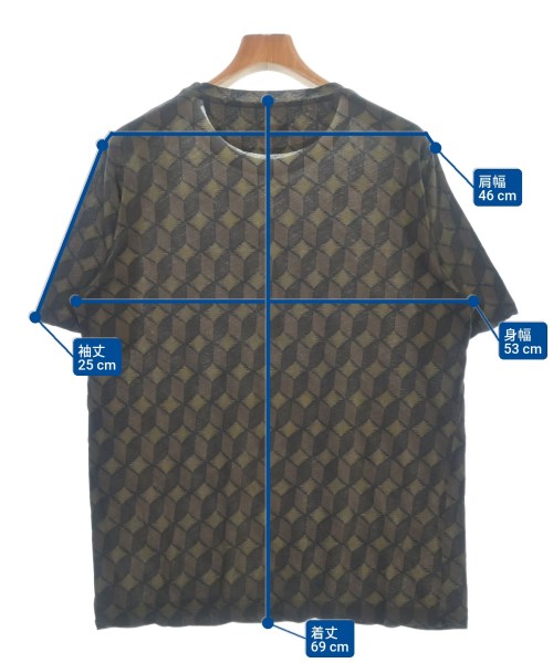 DRIES VAN NOTEN（ドリスヴァンノッテン）Tシャツ・カットソー 茶 サイズ:L メンズ/2200608728070