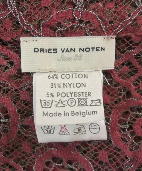 DRIES VAN NOTEN（ドリスヴァンノッテン）ワンピース 赤 サイズ:38(S位) レディース/2200615916293