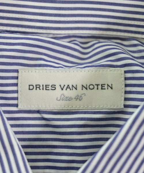 DRIES VAN NOTEN（ドリスヴァンノッテン）カジュアルシャツ 青 サイズ:46(M位) メンズ/2200616623169