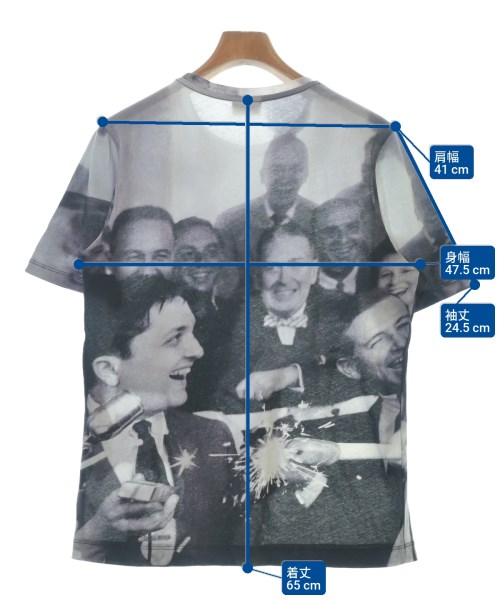 DRIES VAN NOTEN（ドリスヴァンノッテン）Tシャツ・カットソー グレー サイズ:S メンズ/2200617044192
