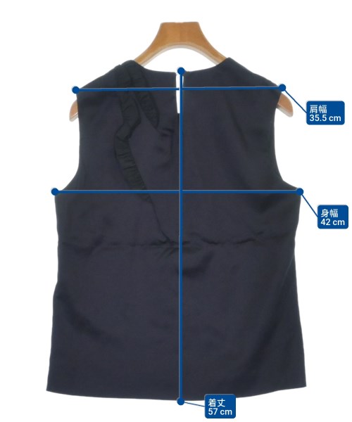 DRIES VAN NOTEN（ドリスヴァンノッテン）ブラウス 黒 サイズ:34(XXS位) レディース/2200616998151