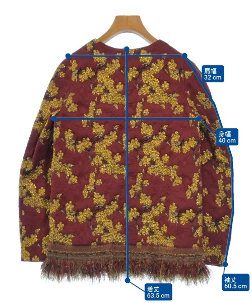 DRIES VAN NOTEN（ドリスヴァンノッテン）カジュアルシャツ 赤 サイズ:34(XXS位) レディース/2200617546054