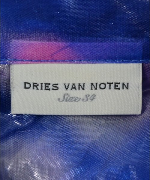 DRIES VAN NOTEN（ドリスヴァンノッテン）ステンカラーコート 青 サイズ:34(XXS位) レディース/2200619194024