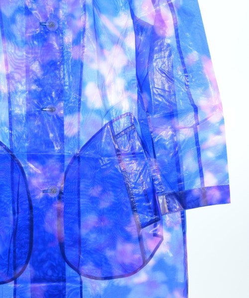 DRIES VAN NOTEN（ドリスヴァンノッテン）ステンカラーコート 青 サイズ:34(XXS位) レディース/2200619194024