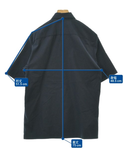 DRIES VAN NOTEN（ドリスヴァンノッテン）カジュアルシャツ 紺 サイズ:46(M位) メンズ/2200620629065