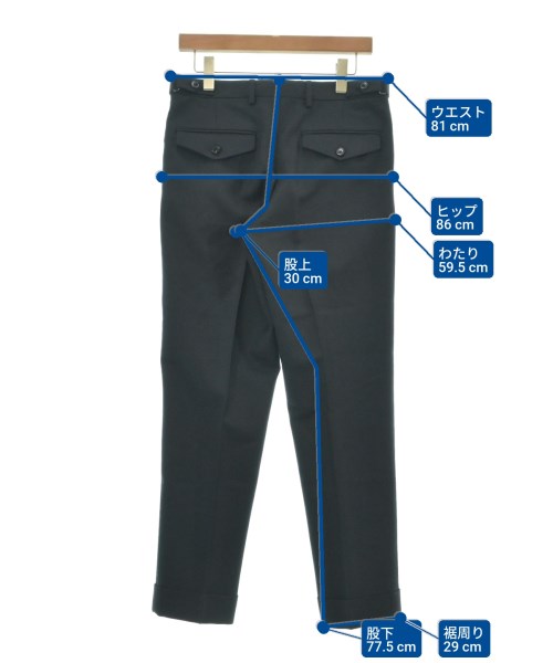 DRIES VAN NOTEN（ドリスヴァンノッテン）スラックス 紺 サイズ:46(M位) メンズ/2200610106019