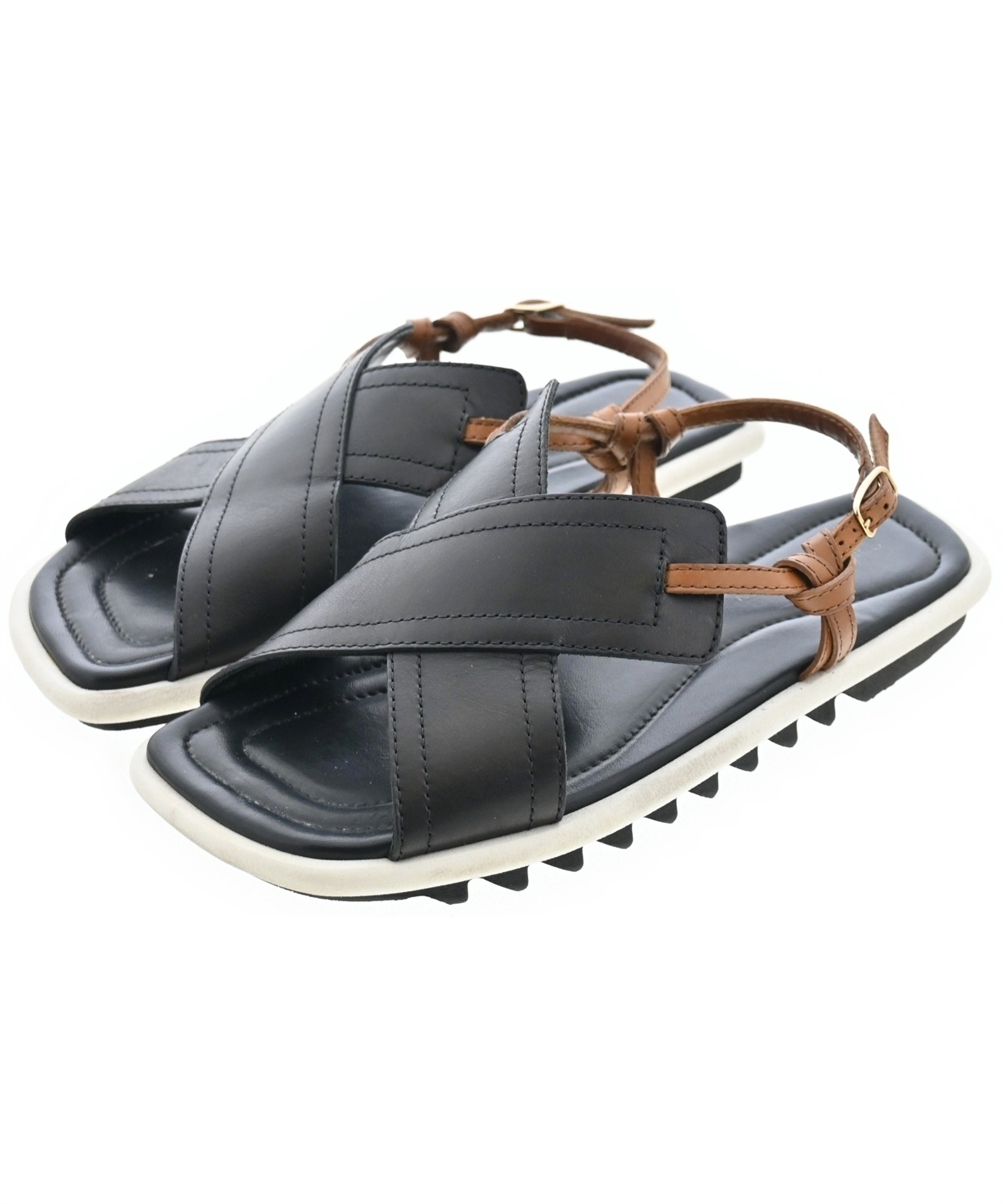 DRIES VAN NOTEN（ドリスヴァンノッテン）サンダル 黒 サイズ:EU36