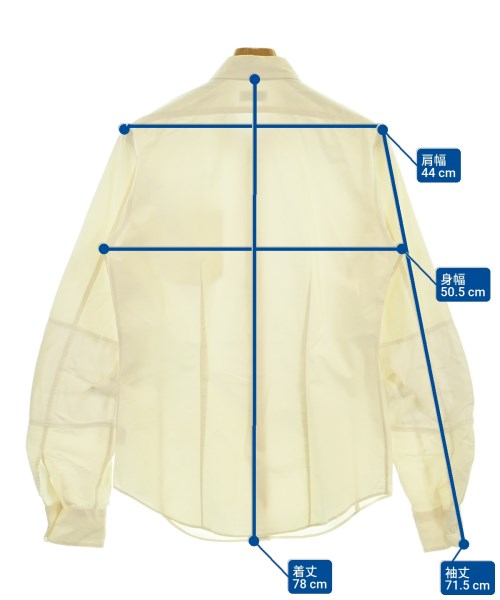 DRIES VAN NOTEN（ドリスヴァンノッテン）カジュアルシャツ 白 サイズ:48(L位) メンズ/2200672997105