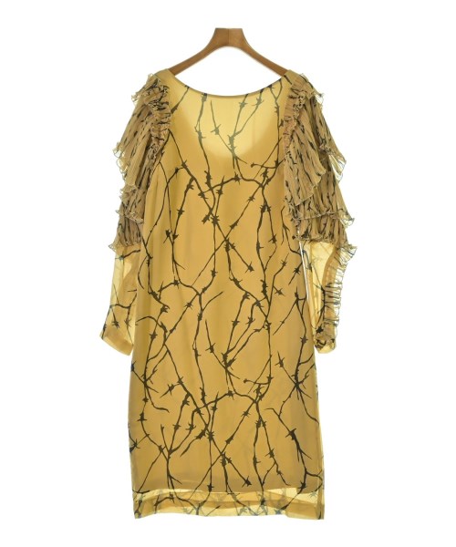 DRIES VAN NOTEN(ドリスヴァンノッテン)ワンピース 黄 サイズ:38(S位)/2200674923287