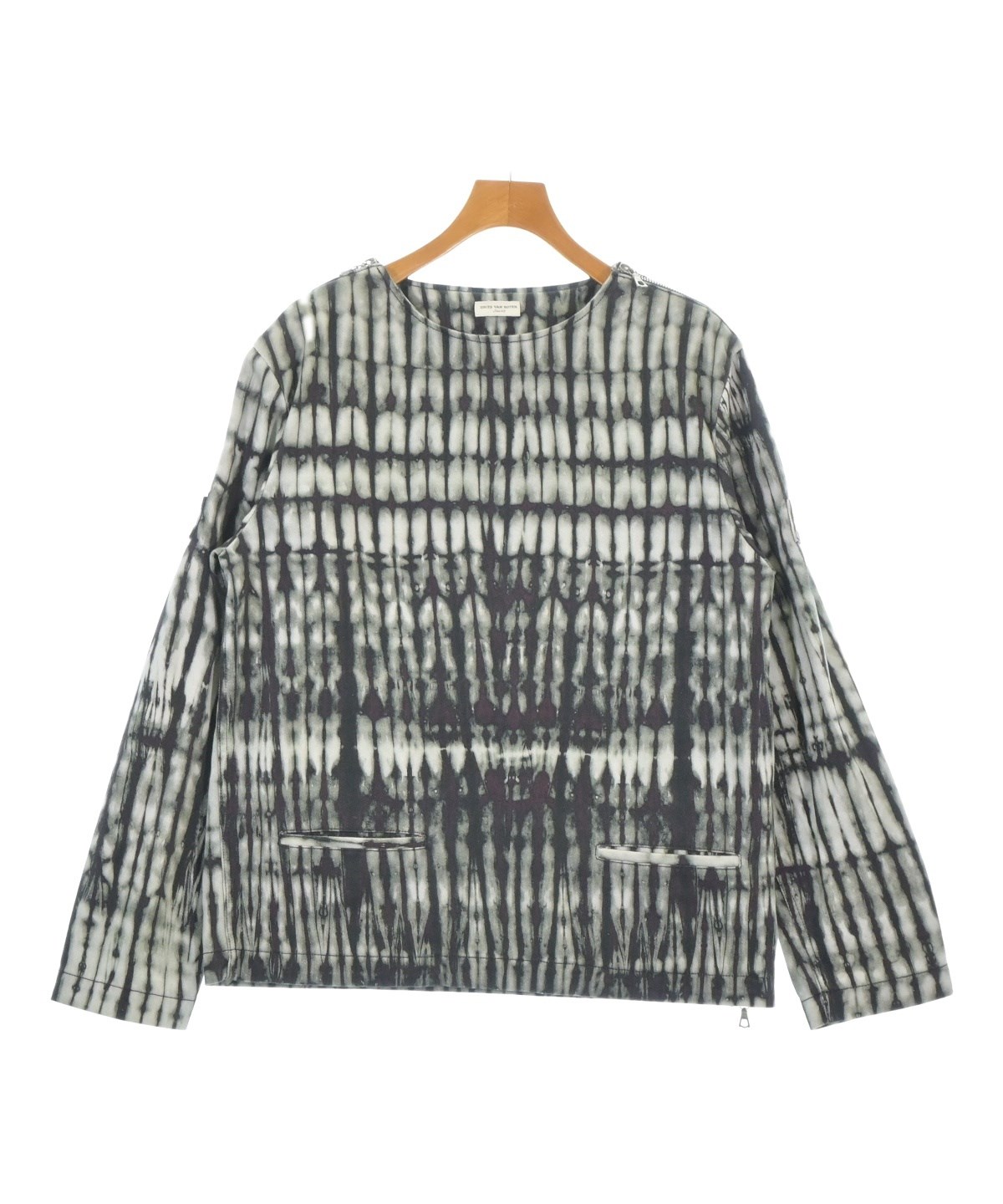 dries van noten シャツ Dries Van Noten: ブルー ポプリン シャツ | SSENSE 日本