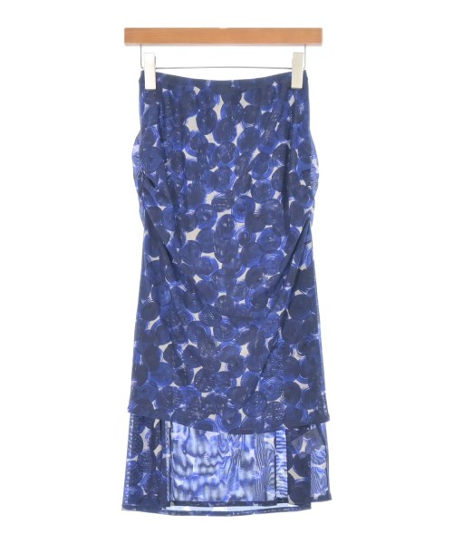 DRIES VAN NOTEN(ドリスヴァンノッテン)ロング・マキシ丈スカート 紺 サイズ:XS/2200675011082