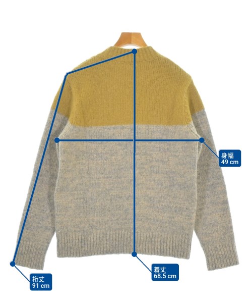 DRIES VAN NOTEN（ドリスヴァンノッテン）ニット・セーター グレー サイズ:S メンズ/2200675027076