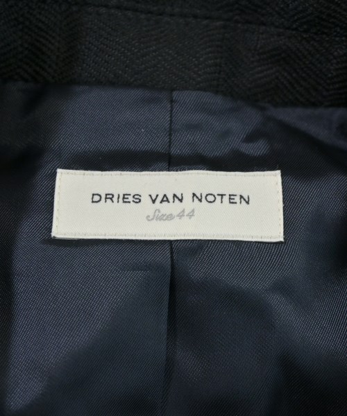 DRIES VAN NOTEN（ドリスヴァンノッテン）チェスターコート 黒 サイズ:44(S位) メンズ/2200675540018