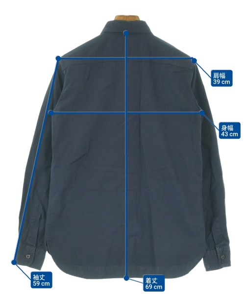 DRIES VAN NOTEN（ドリスヴァンノッテン）カジュアルシャツ 紺 サイズ:34(XXS位) レディース/2200675792097