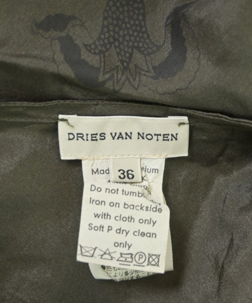 DRIES VAN NOTEN（ドリスヴァンノッテン）ワンピース カーキ サイズ:36(XS位) レディース/2200675792110