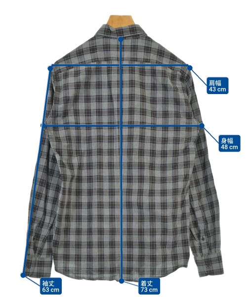 DRIES VAN NOTEN（ドリスヴァンノッテン）カジュアルシャツ グレー サイズ:46(M位) メンズ/2200670155149