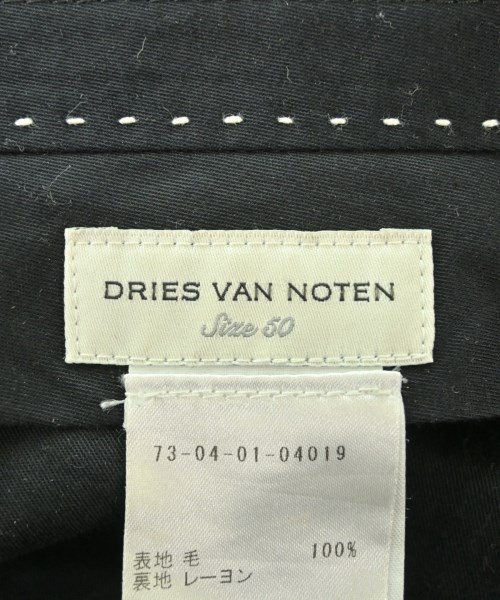 DRIES VAN NOTEN（ドリスヴァンノッテン）スラックス 黒 サイズ:50(XL位) メンズ/2200672056017