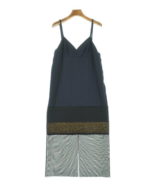 DRIES VAN NOTEN(ドリスヴァンノッテン)ワンピース 紺 サイズ:36(XS位)/2200672056376