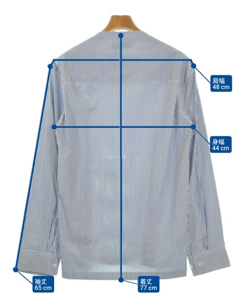 DRIES VAN NOTEN（ドリスヴァンノッテン）カジュアルシャツ 青 サイズ:44(S位) メンズ/2200676281026