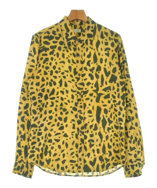 DRIES VAN NOTEN(ドリスヴァンノッテン)カジュアルシャツ 黄 サイズ:50(XL位)/2200676952063