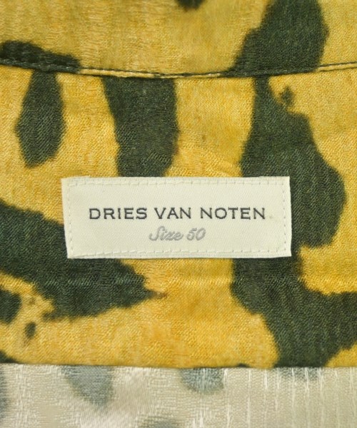 DRIES VAN NOTEN（ドリスヴァンノッテン）カジュアルシャツ 黄 サイズ:50(XL位) メンズ/2200676952063