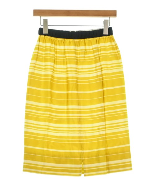 DRIES VAN NOTEN（ドリスヴァンノッテン）ひざ丈スカート 黄 サイズ:34(XXS位) レディース/2200672284076