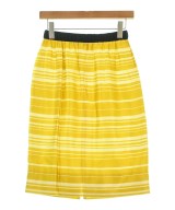 DRIES VAN NOTEN（ドリスヴァンノッテン）ひざ丈スカート 黄 サイズ:34(XXS位) レディース/2200672284076