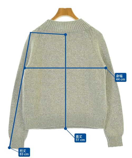 DRIES VAN NOTEN（ドリスヴァンノッテン）ニット・セーター シルバー サイズ:XS レディース/2200672973017