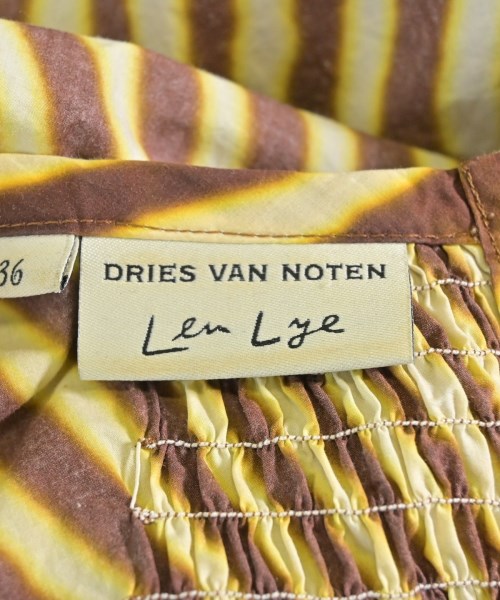 DRIES VAN NOTEN（ドリスヴァンノッテン）カジュアルシャツ 茶 サイズ:36(XS位) レディース/2200676749083