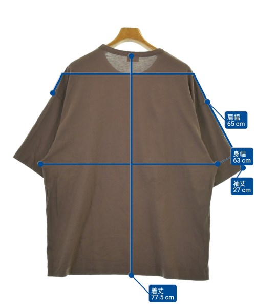 DRIES VAN NOTEN（ドリスヴァンノッテン）Tシャツ・カットソー 茶 サイズ:M メンズ/2200678597057