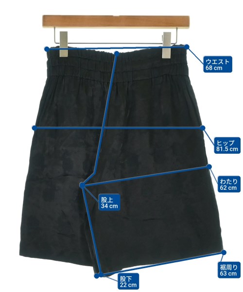 DRIES VAN NOTEN（ドリスヴァンノッテン）ショートパンツ 黒 サイズ:36(XS位) レディース/2200678699010