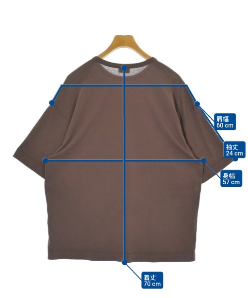 DRIES VAN NOTEN（ドリスヴァンノッテン）Tシャツ・カットソー 茶 サイズ:S メンズ/2200680129024