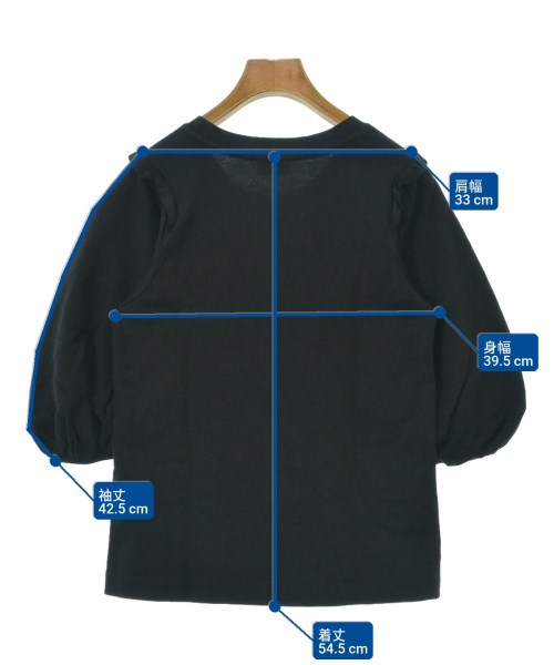 DRIES VAN NOTEN（ドリスヴァンノッテン）Tシャツ・カットソー 黒 サイズ:XS レディース/2200680904041