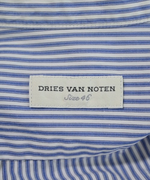 DRIES VAN NOTEN（ドリスヴァンノッテン）カジュアルシャツ 青 サイズ:46(M位) メンズ/2200676710120