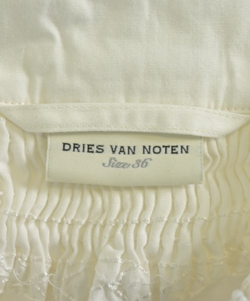 DRIES VAN NOTEN（ドリスヴァンノッテン）シャツワンピース 白 サイズ:36(XS位) レディース/2200681443051