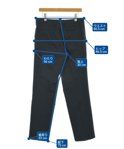 DRIES VAN NOTEN（ドリスヴァンノッテン）スラックス 紺 サイズ:50(XL位) メンズ/2200681631038