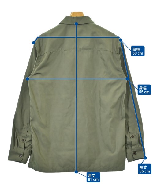 DRIES VAN NOTEN（ドリスヴァンノッテン）カジュアルシャツ カーキ サイズ:46(M位) メンズ/2200682077026